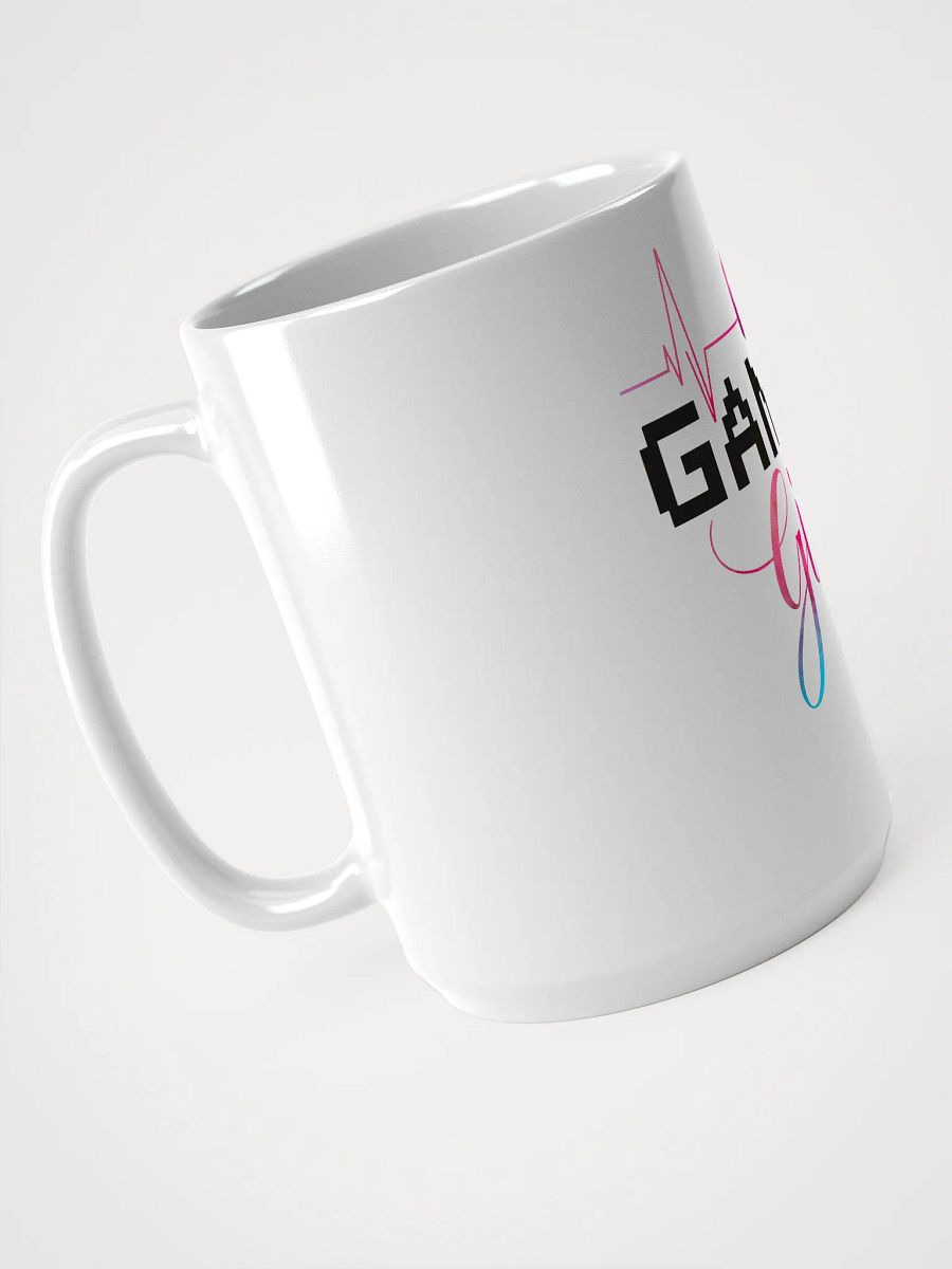 Gamer Girl Heartbeat White Glossy Mug product image (4)