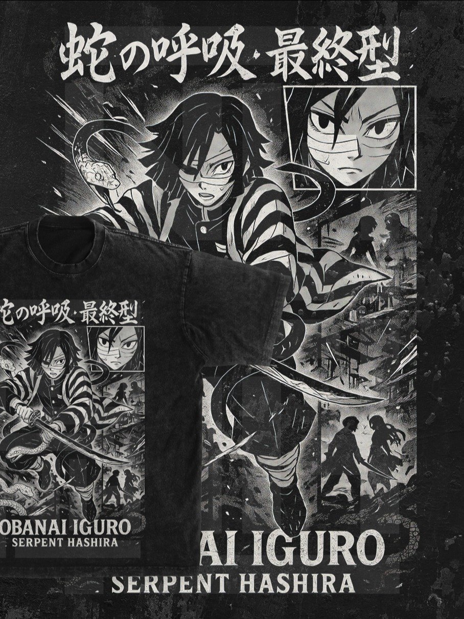 OBANAI IGURO Demon slayer | Kimetsu no Yaiba t-shirt PNG design product image (1)