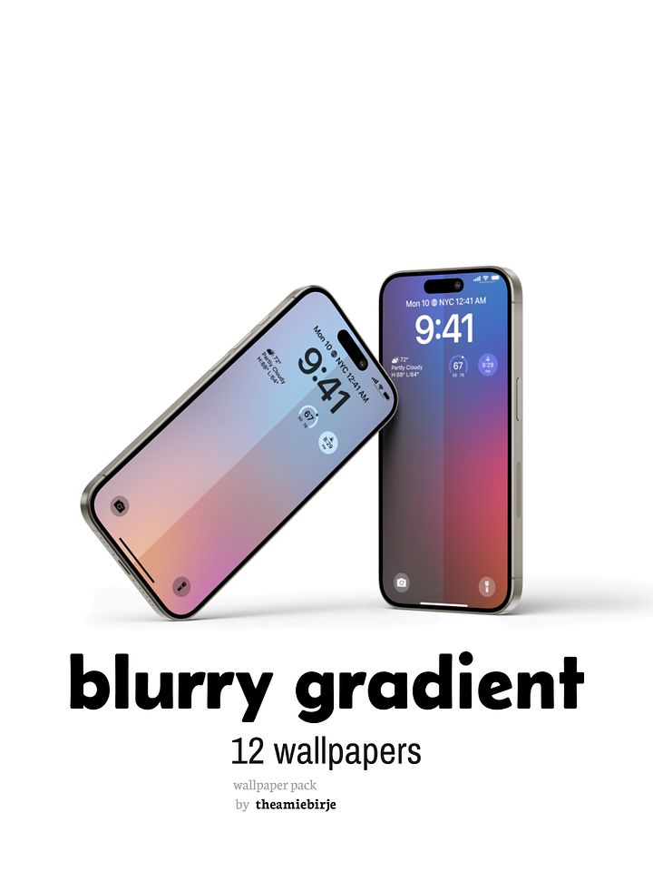 Blurry Gradient Wallpaper Pack product image (1)
