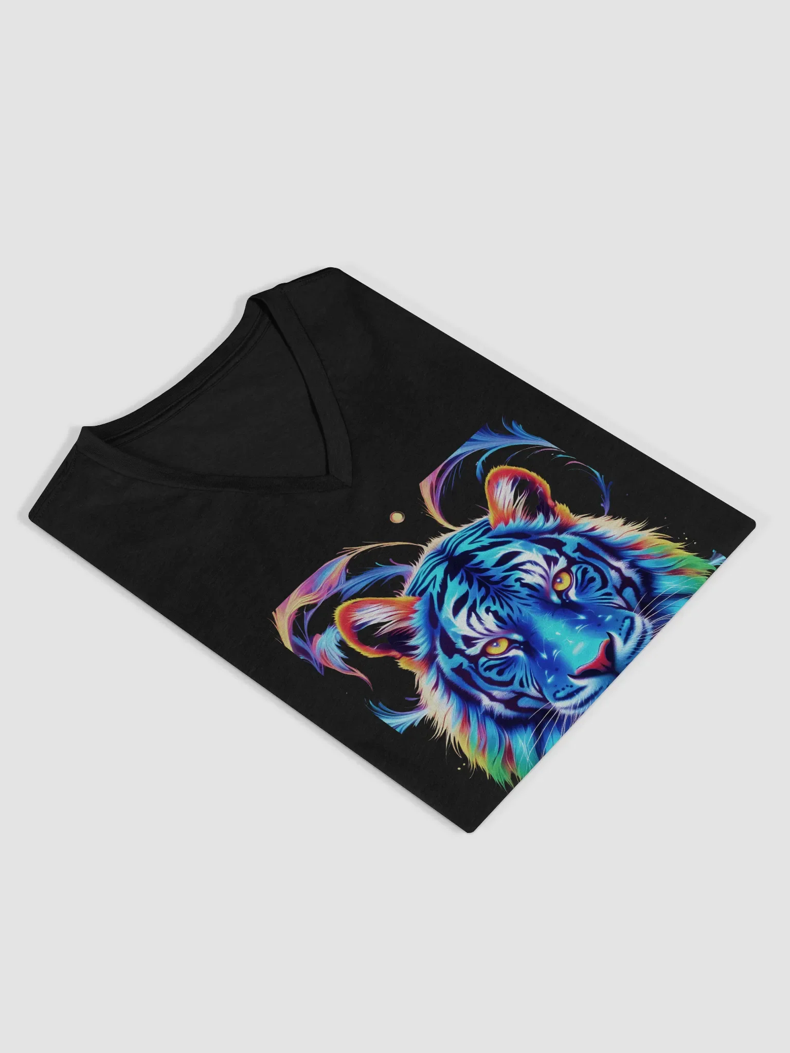 Neon Tiger Dream Women's V-Neck Shirt Bella+Canvas (Women's) product image (21)