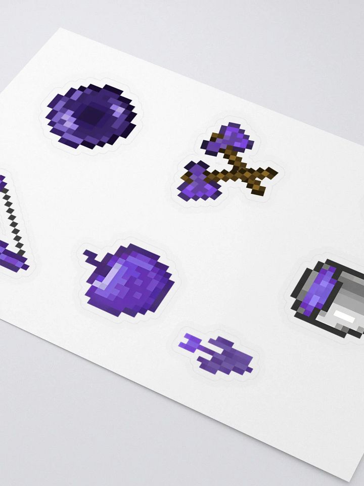 LaKitty101 Purple Inventory Sticker Sheet product image (2)