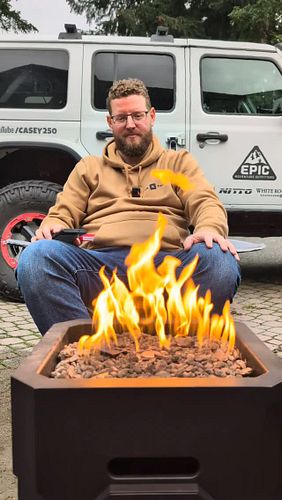 Can your fire propane pit dance to the music? 🎵🎶 🔥🔥