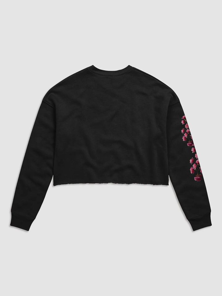 Petals in Pink Crop Sweatshirt product image (2)