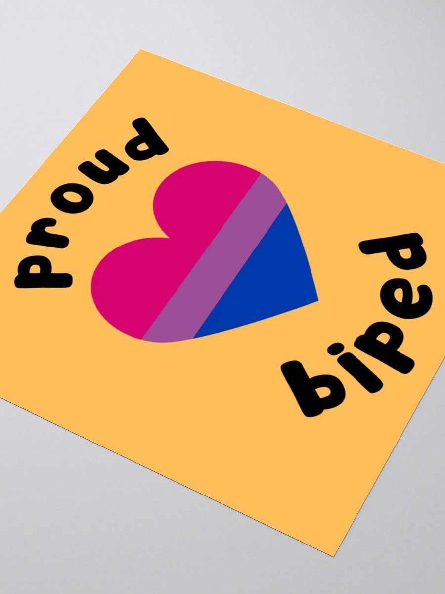 Proud Biped Sticker - Bi product image (3)