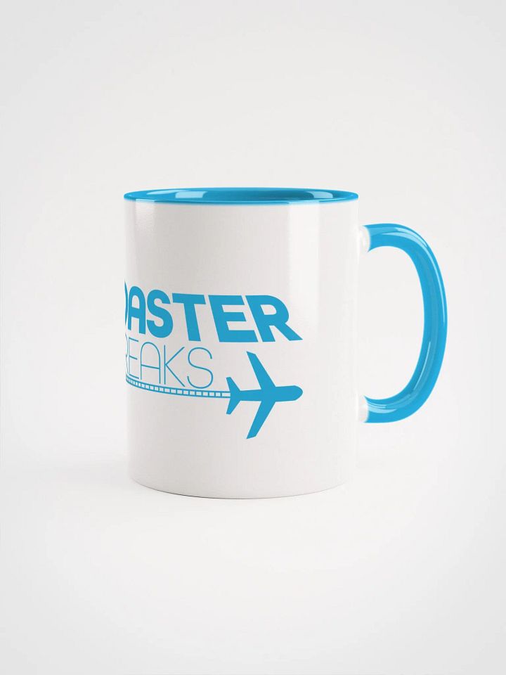 Coaster Breaks Ceramic White and Blue Mug product image (1)