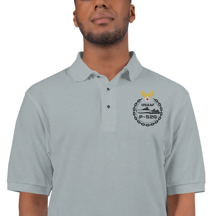 Polo Shirt with Black USAAF P-520 Embroidered Logo product image (14)