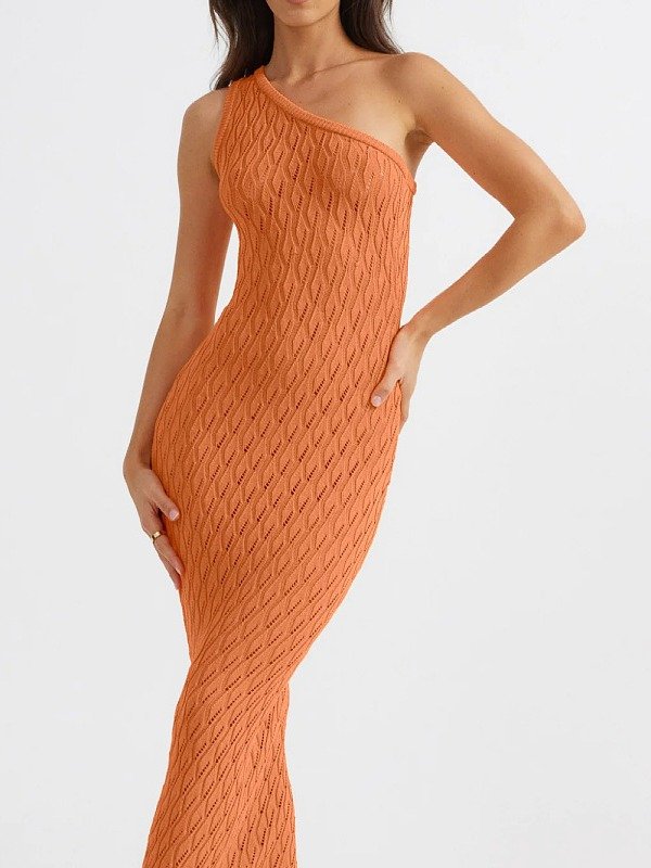 Fashion Hollowed-out Knitted Dress Women product image (3)
