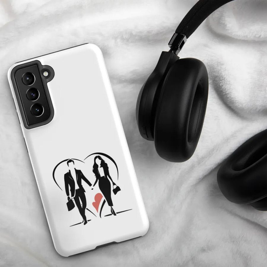 Modern Love Logo Tough Case for Samsung (White) product image (5)