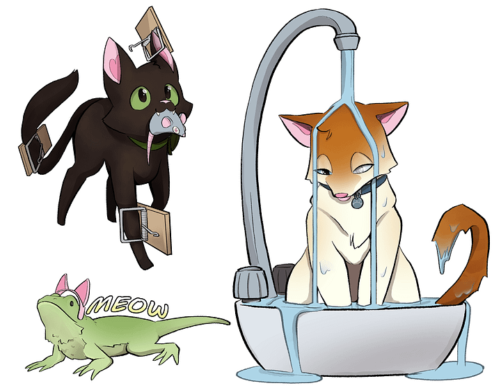 Lukes Animals Sticker Set product image (1)
