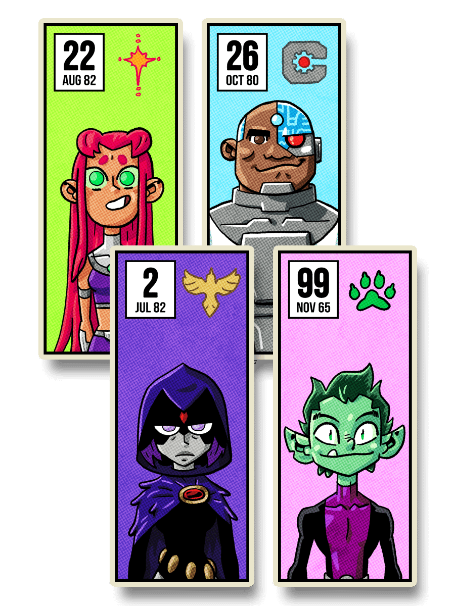 Teen Titans Sticker Pack product image (1)