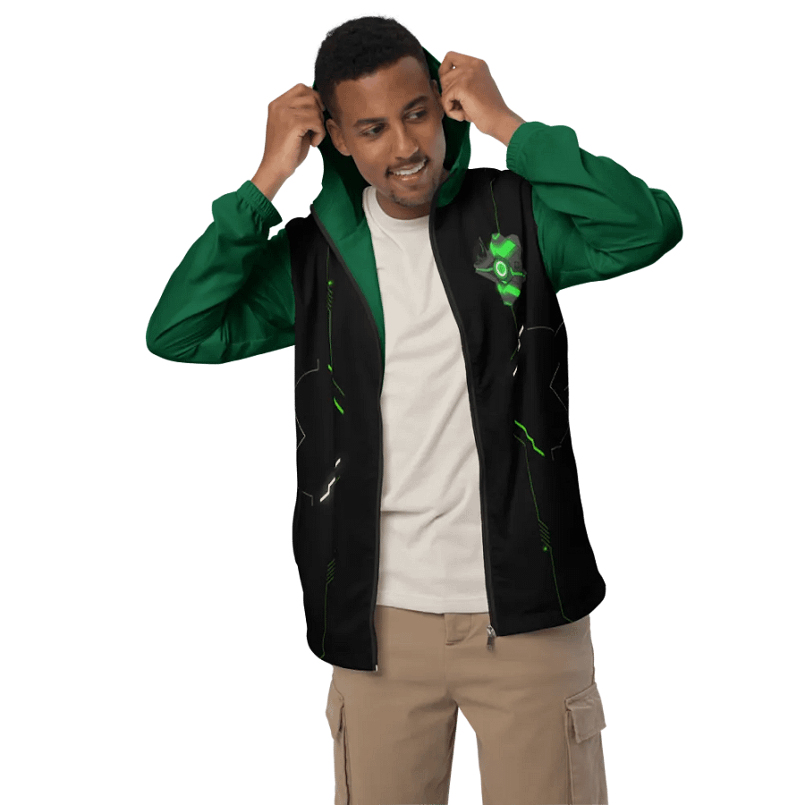 Verdant Adventure All-Over Windbreaker product image (10)