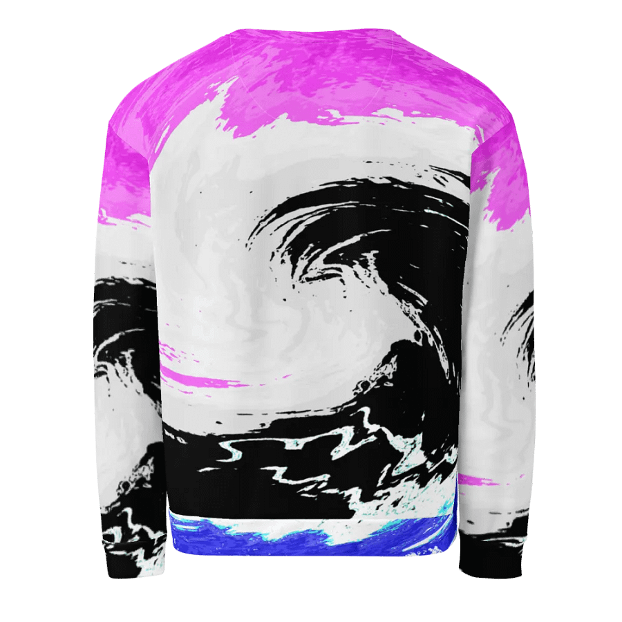 Abstract Colourful Swirling Melting Forest Unisex Sweatshirt product image (8)