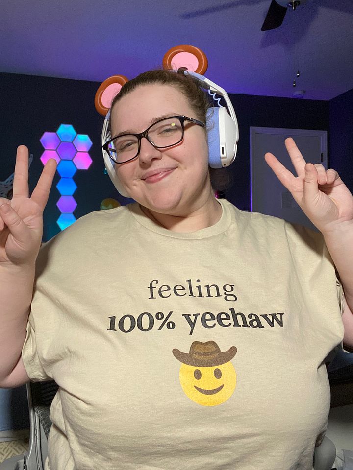 Feeling 100% Yeehaw Cotton Tee product image (2)