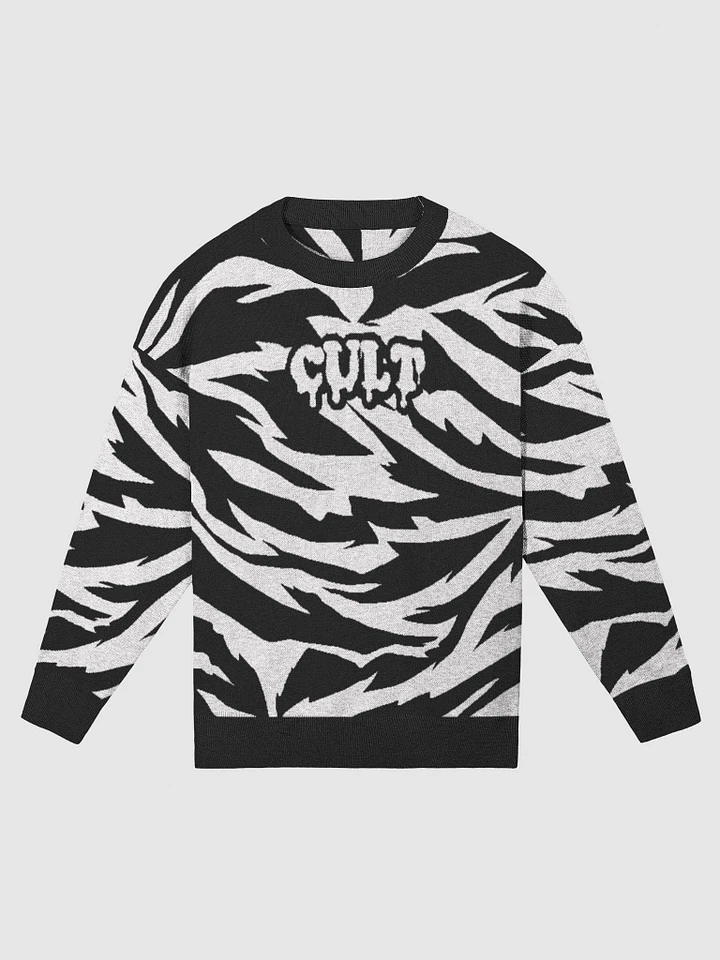 ZEBRA CULT KNITTED SWEATER product image (1)