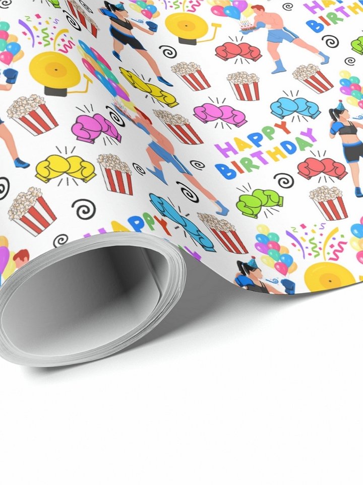 Boxing Birthday Wrapping Paper product image (1)