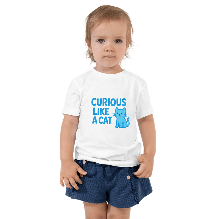 Curious Cat Toddler Tee product image (3)