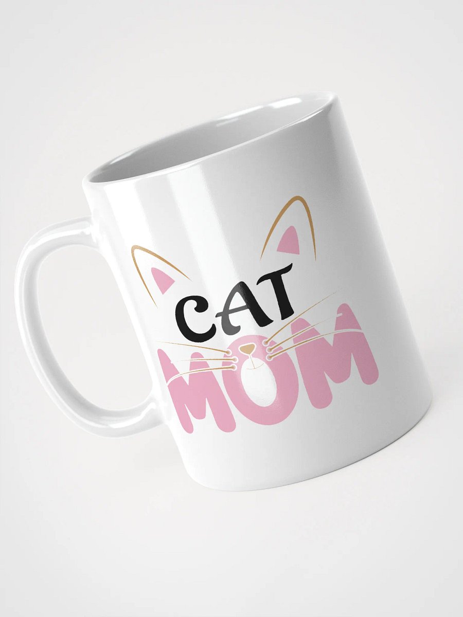 Cat Mom White Mug product image (8)