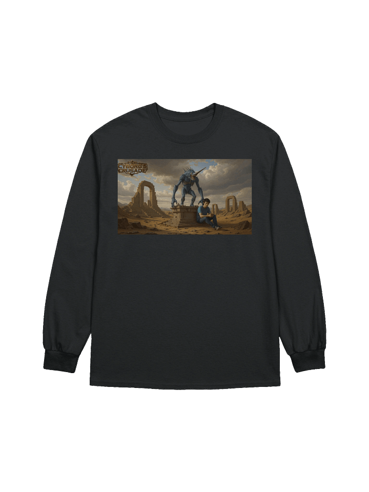 James Sitting In Desert T-Shirt Long Sleeve product image (1)