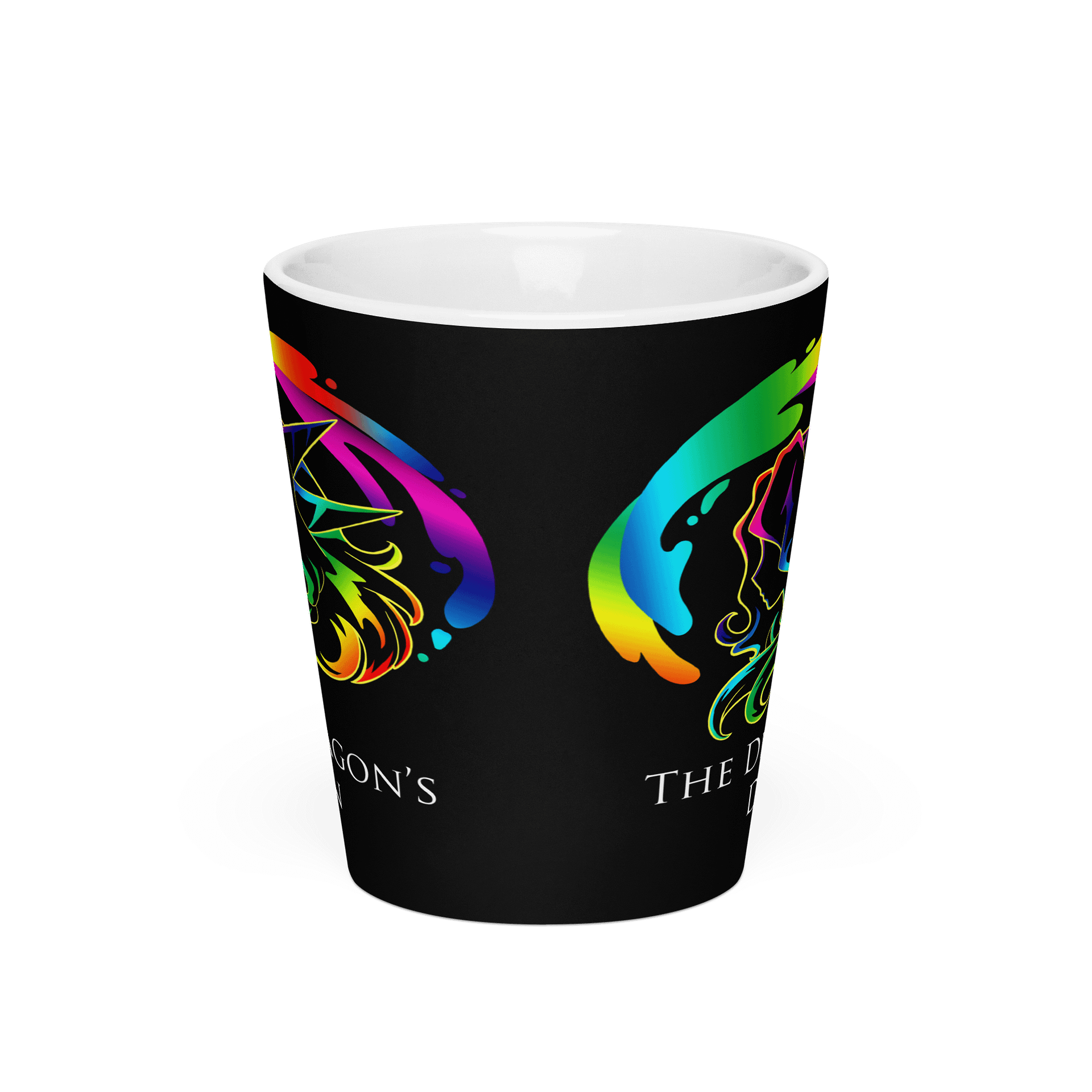 The Dragon's Din Logo Latte Mug product image (3)