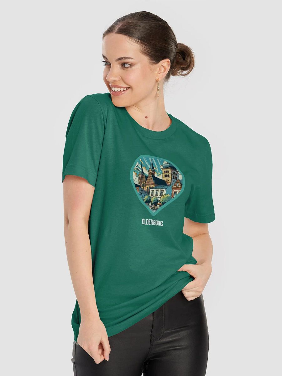 Bella+Canvas Supersoft T-Shirt | AI Design Oldenburg city product image (8)