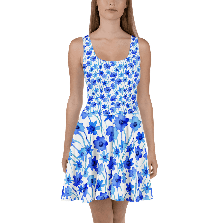 Blue Borage Skater Dress product image (2)