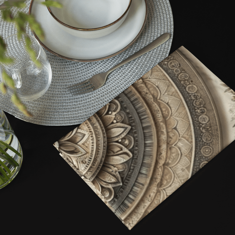 Lavish Botanical Mandala Napkins product image (6)