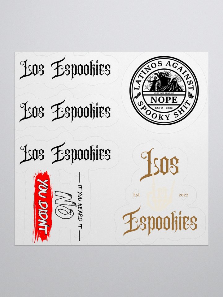 LatinosAgainstSpookyShit Sticker Pack #1 product image (3)