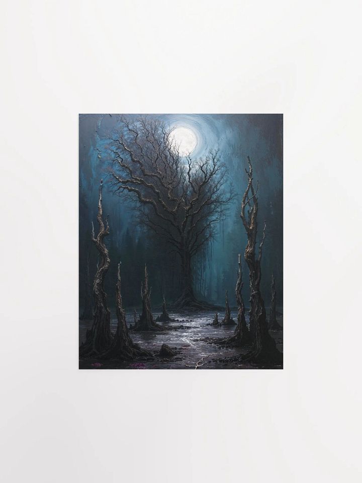 Moonlit Forest - Matte Paper Poster product image (8)