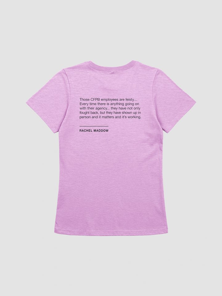 Those CFPB Employees Are Feisty Women's Cut T-Shirt (Black) product image (42)