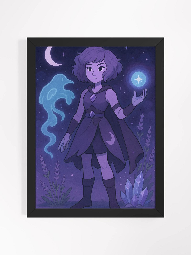 Crystal Gem: Lavender Quartz Poster