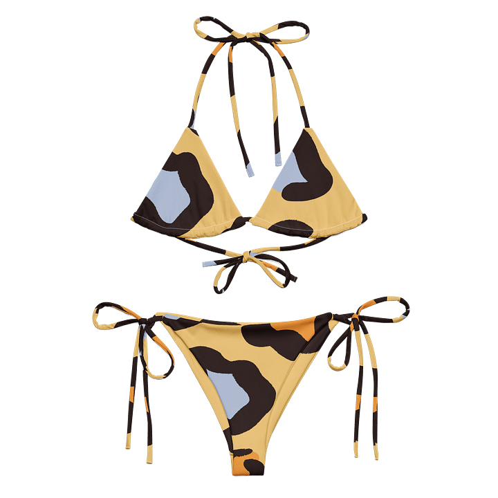 Leopard Luxe Recycled String Bikini product image (2)