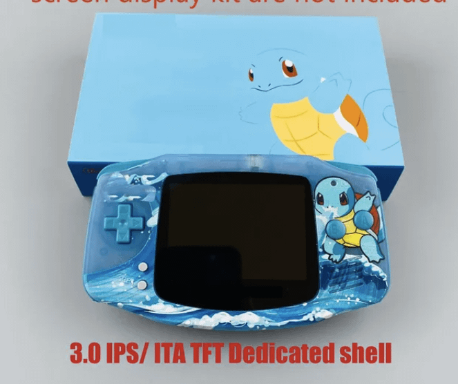 Squirtle Shell With All Buttons Custom Box & IPS 3.0 Laminated Panel Bundle product image (1)