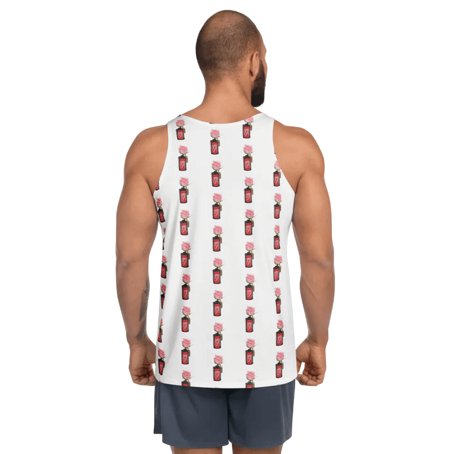 Cinestill Rose Pattern Adult Men's Tank Top product image (4)