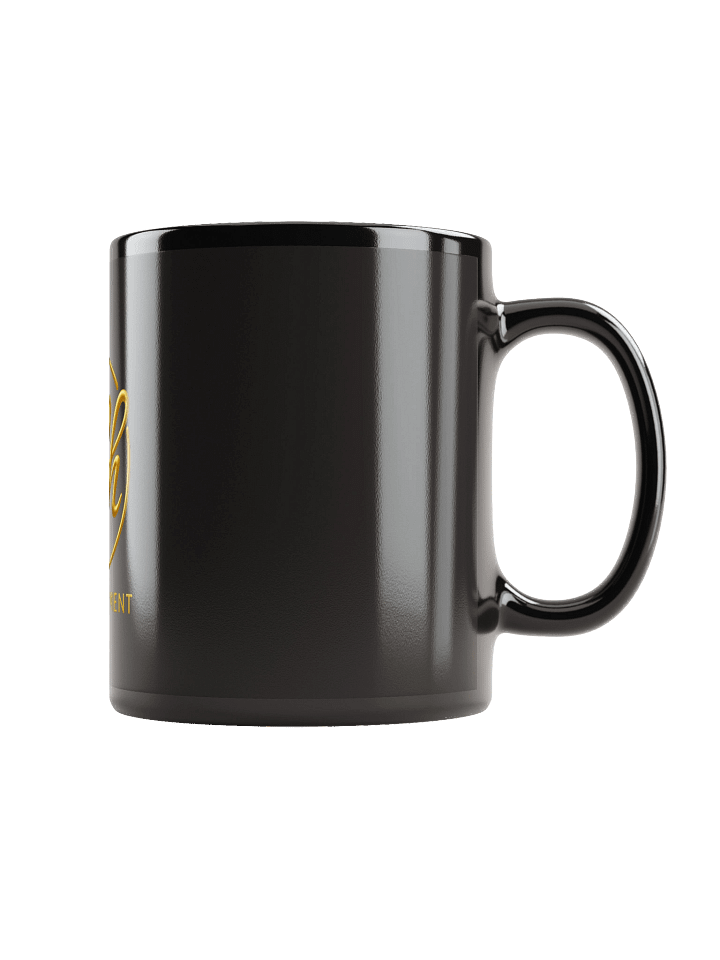 Golden Script Black Mug product image (2)