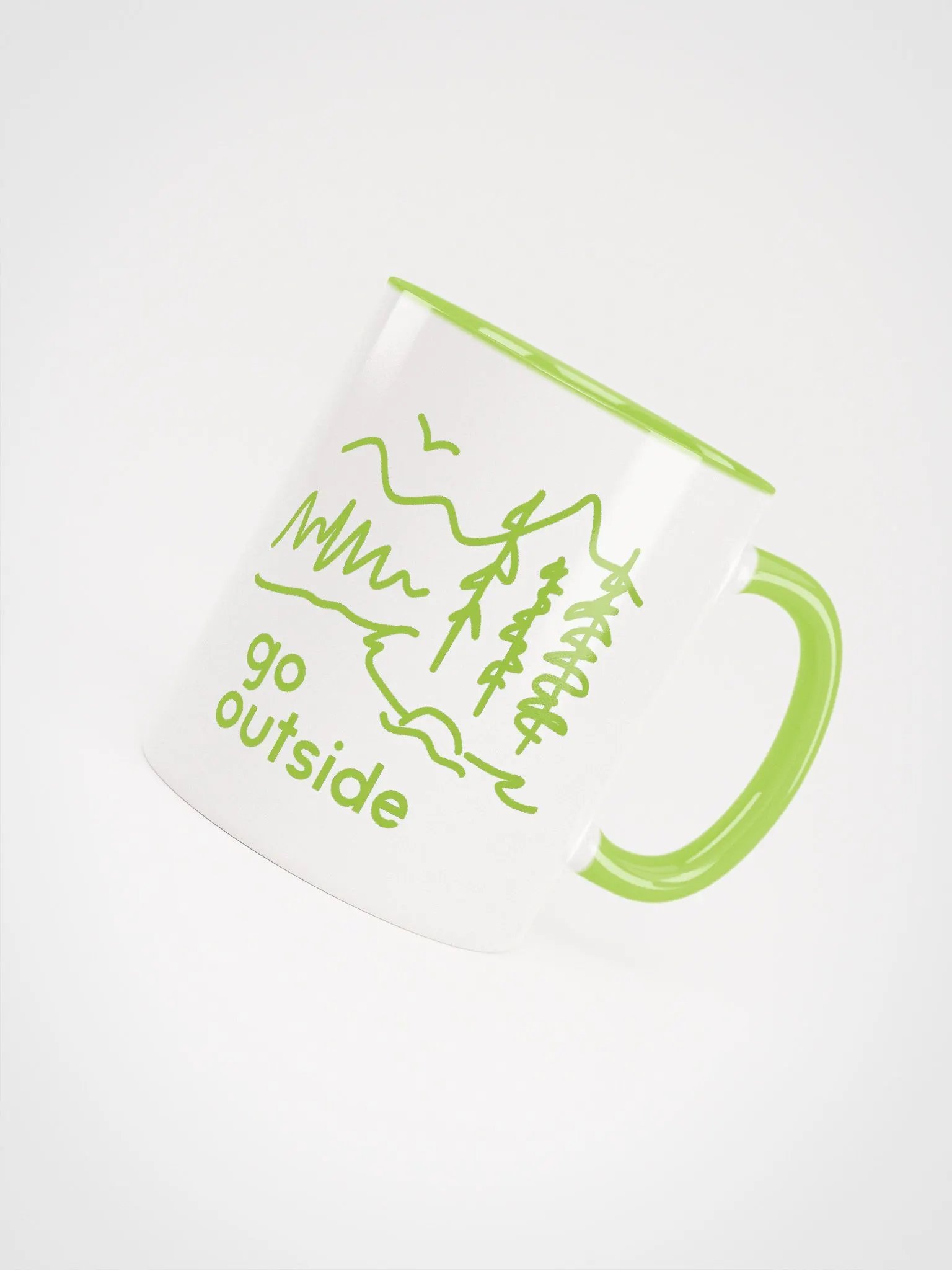 Get Offline, Go Outside (Ceramic Mug with Color Inside) product image (29)