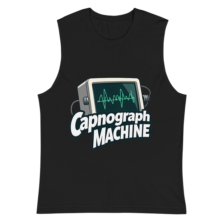 Vintage Capnograph Machine Waveform Muscle Tank product image (3)