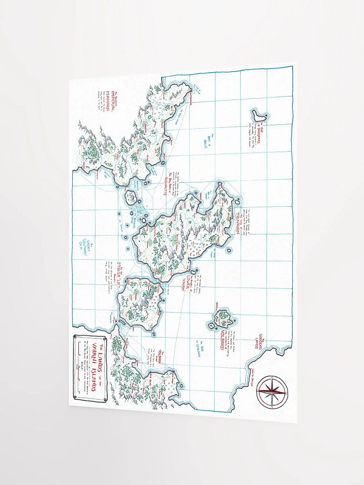 "The Vairni Islands" | Printed Map product image (3)