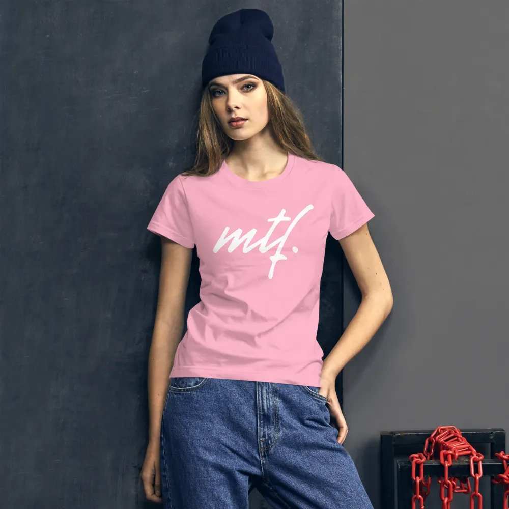 Pink MTF Women's T-Shirt product image (3)
