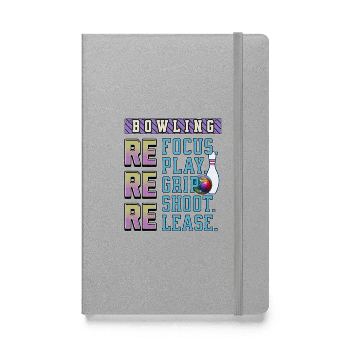 Reuse Bowling Focus Hardcover Notebook product image (1)