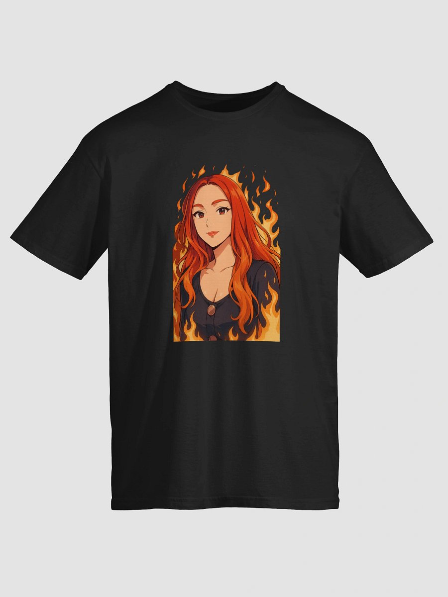 Anime Red Flames unisex shirt product image (5)