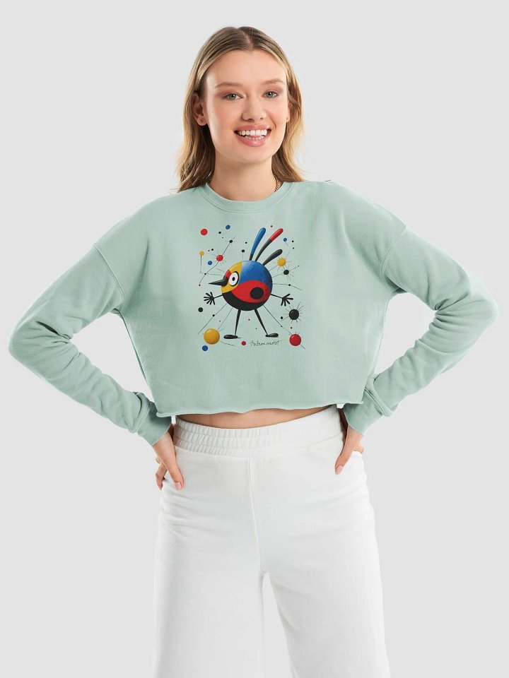 Bella+Canvas Women's Fleece Crop Sweatshirt product image (1)