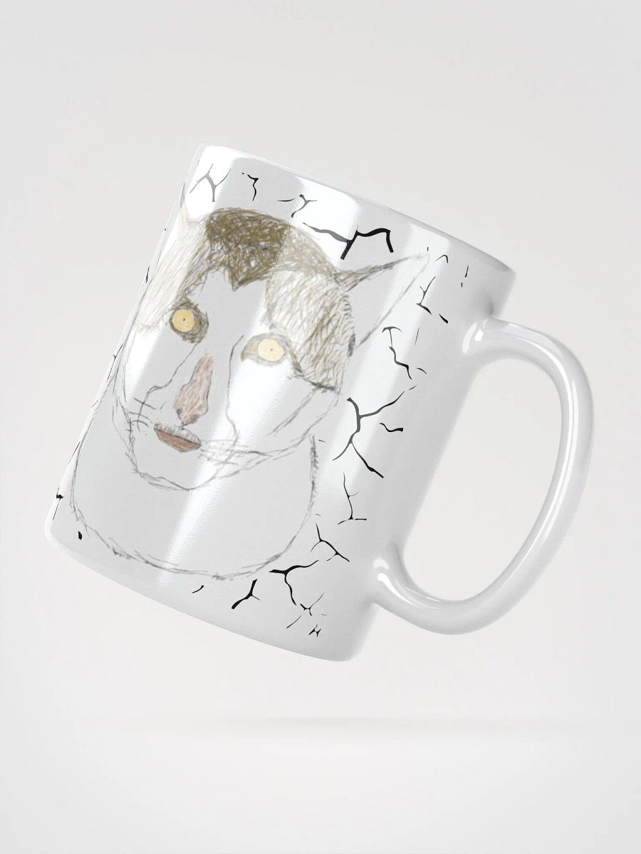Extra Broken Cat Mug Colored product image (2)