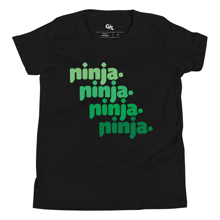 Quad Ninja Kids Tee: Green product image (1)
