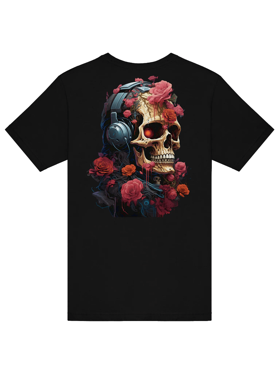 Floral Skull Graphic Oath Esports Logo T-Shirt product image (38)