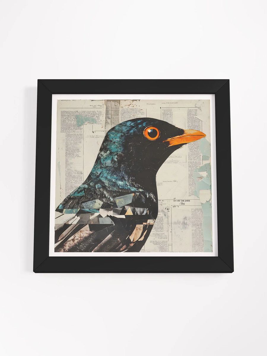 Collage Bird Framed Poster Art product image (4)