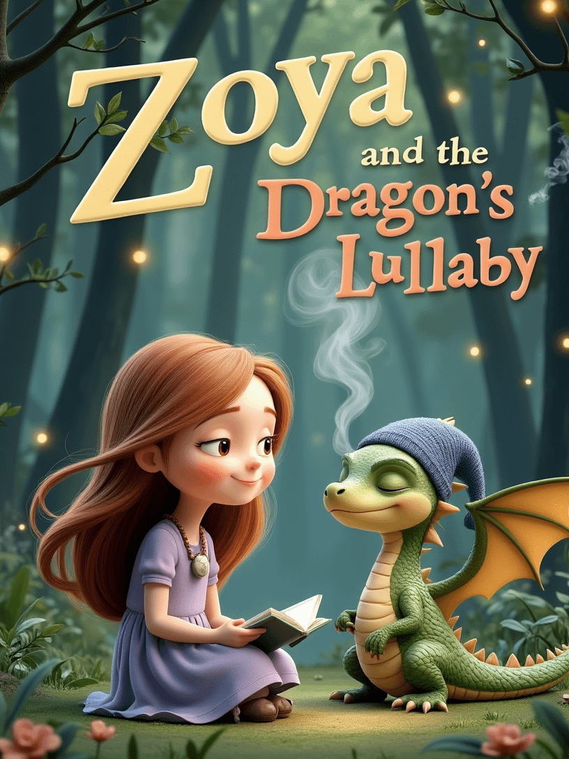 Bedtime Story for Kids | Zoya & a Baby Dragon | Lullaby Tale for Ages 3-8 | Digital Download product image (1)