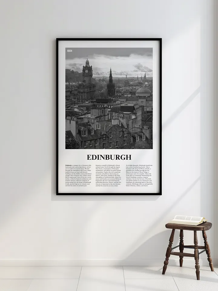 Edinburgh 01 Newspaper Poster product image (2)
