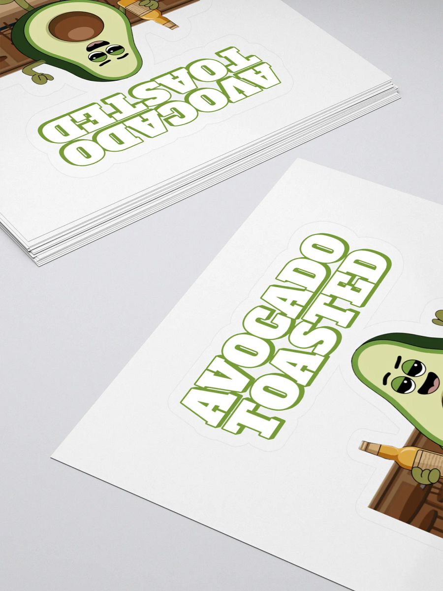 Avocado Toasted Funny Sticker product image (4)