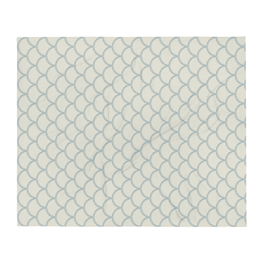 Cosmic Bloom Scallops Throw Blanket product image (2)