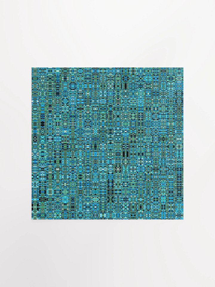 Teal Grid product image (1)